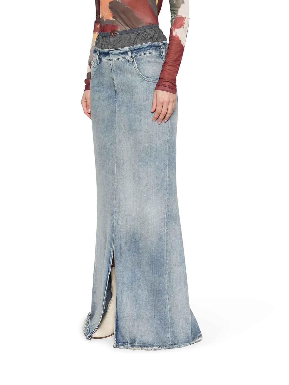 スカート MAISON MARGIELA DENIM SKIRT ANONIMITY OF THE LINING Maison Margiela Denim Skirt Anonimity Of The Lininh in Blue