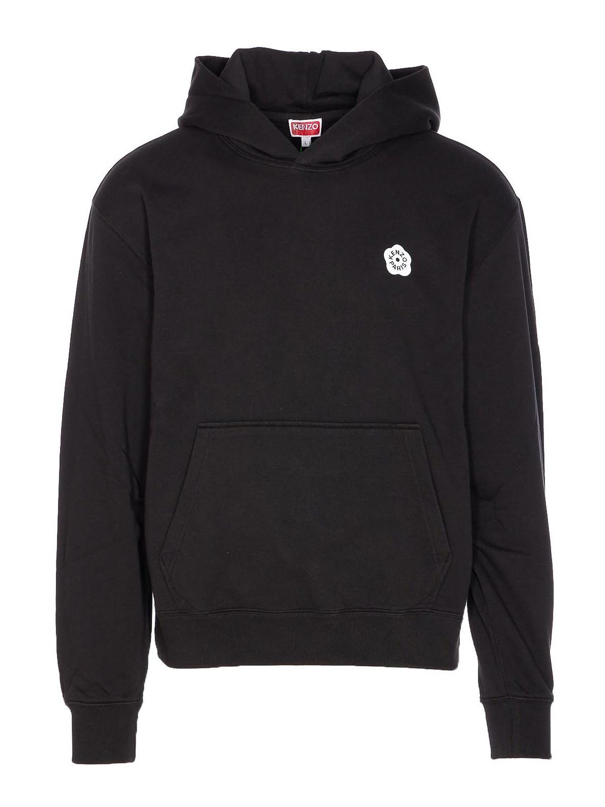 KENZO Hoodie / Parker【縦ポケット】 FD55SW4444ME-blk-01.jpg