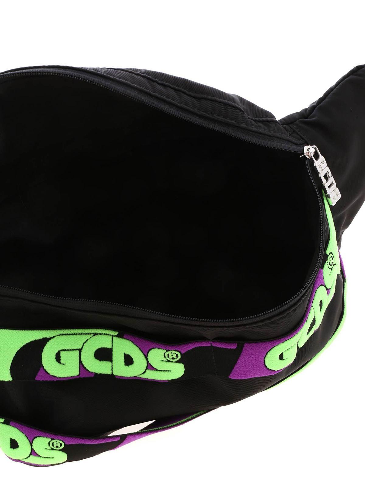 Gcds Logo Tech Fabric Belt Bag in Green for Men Lyst UK