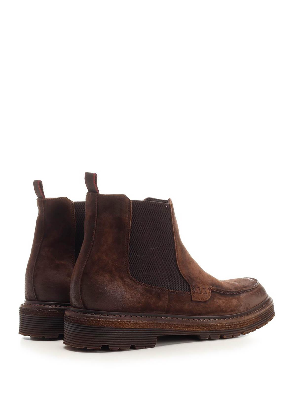 Corvari Leather Men’s Brown Boots Size 8 Brown Country Calf Grain 8 Eye Derby Boot | Solovair  main image 2
