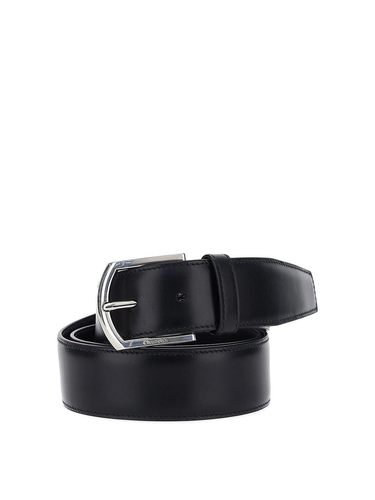 Leather belt Church Church’s black leather belt xl display picture 1