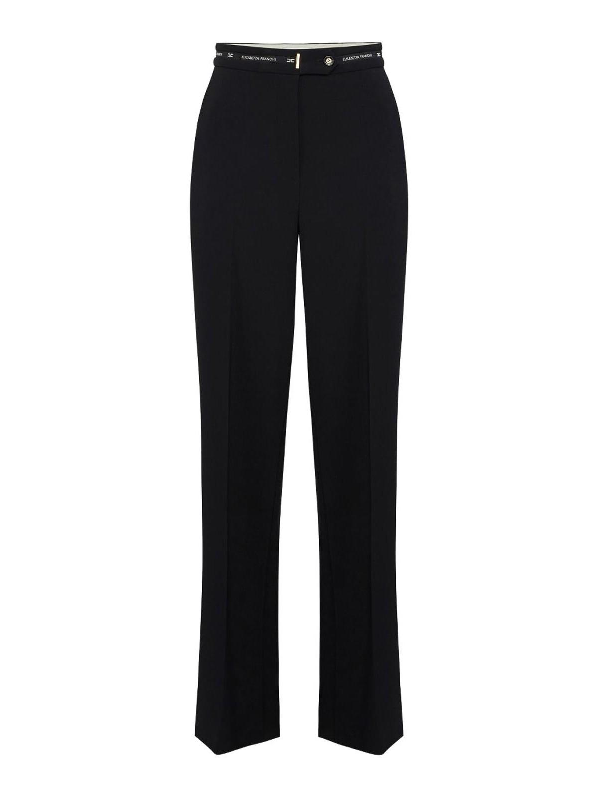 ELISABETTA   FRANCHI ワイドパンツ ワイドパンツ レッド（赤）系 L ELISABETTA FRANCHI