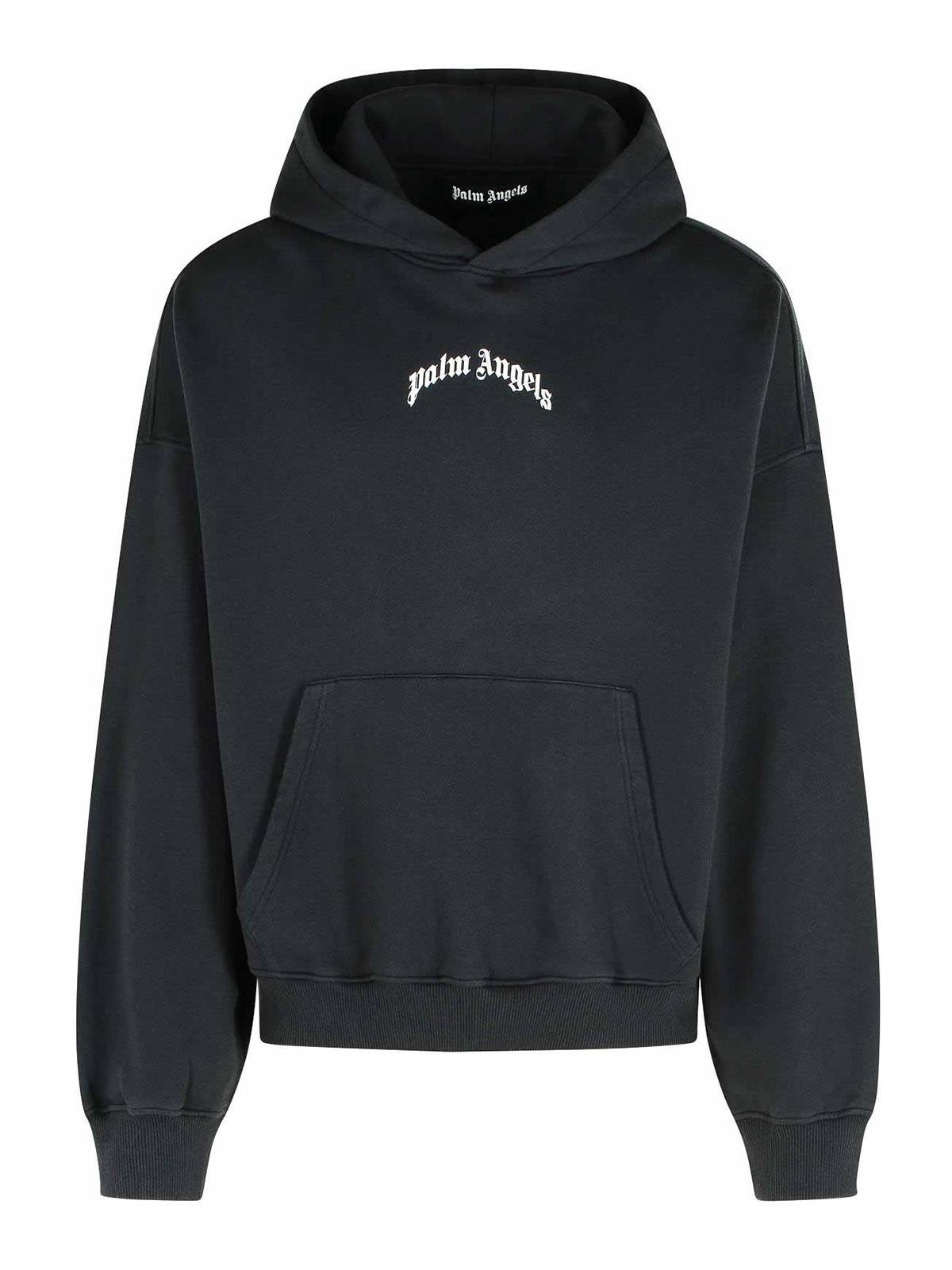 【関税込み】PALM ANGELS POLYESTER SWEATSHIRT Palm Angels - Shanghai Sprayed Sweatshirt | HBX - Globally