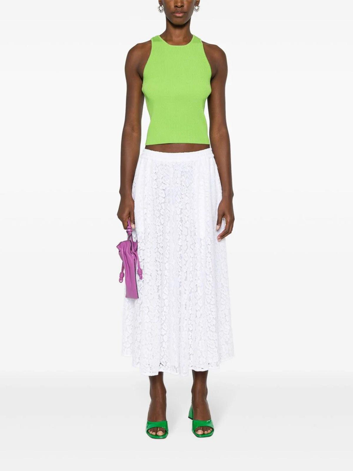 MICHAEL Michael Kors Midi Skirts in White Lyst UK