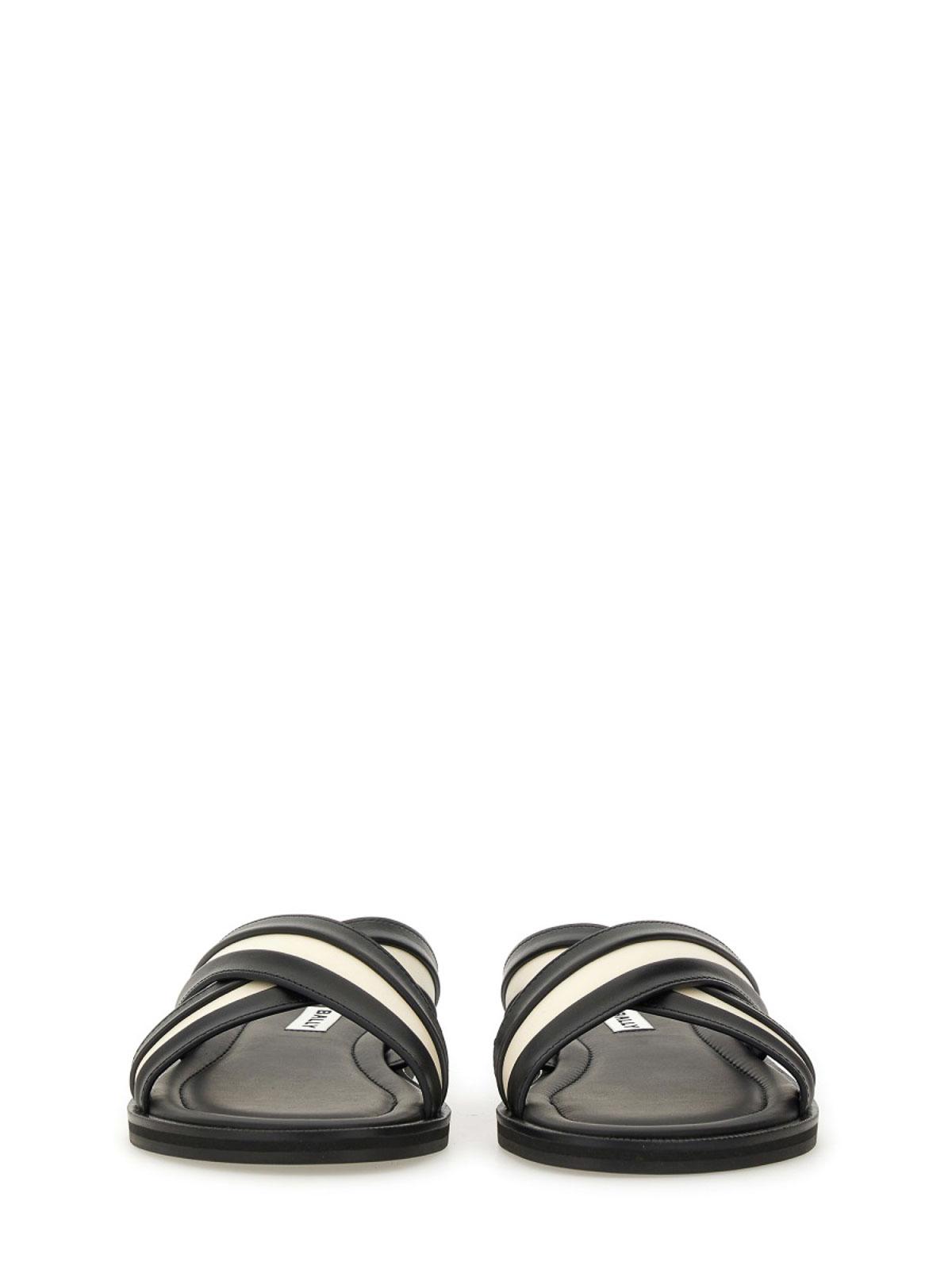 【関税&送料込】Bally Slide Sandal Gherry Bally Gherry Slides In White | ModeSens