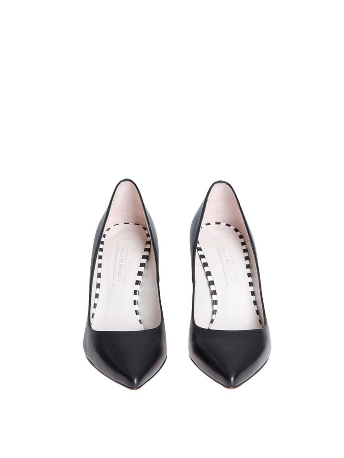 Lulu Guinness Leather Pumps in Black Lyst