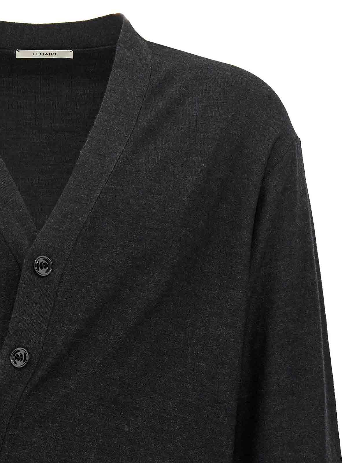 【LEMAIRE】RELAXED TWISTED CARDIGAN LEMAIRE: Brown Relaxed Twisted Cardigan | SSENSE