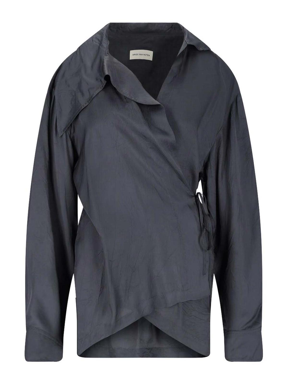 Tシャツ・カットソー Dries Van Noten SS25 ASYMMETRICAL SHIRT (010747 1374801) Dries Van Noten SS25 ASYMMETRICAL SHIRT (010747 1374801