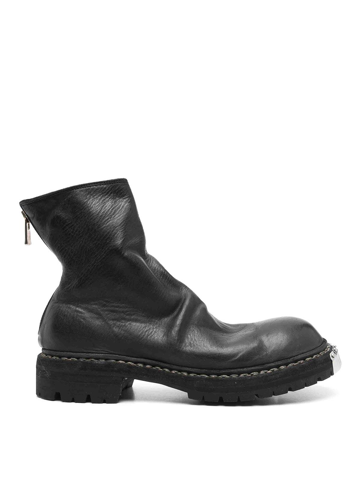 Guidi Back Zip Big Daddy Boot Shoes in Black for Men | Lyst