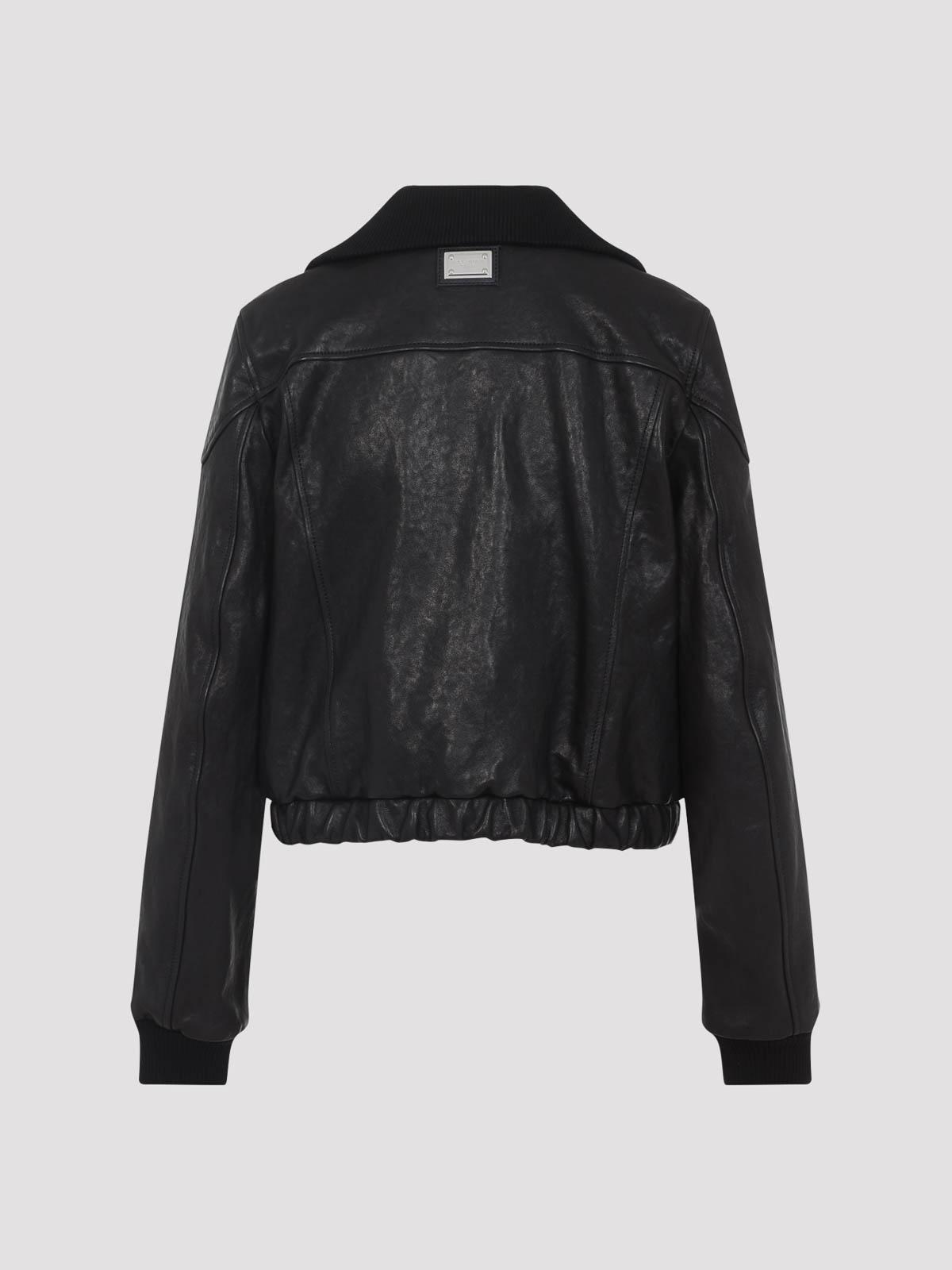 DOLCE&GABBANA ツィードジャケット ファー付き ブラック 38 DOLCE&GABBANA ツィードジャケット ファー付き ブラック 38