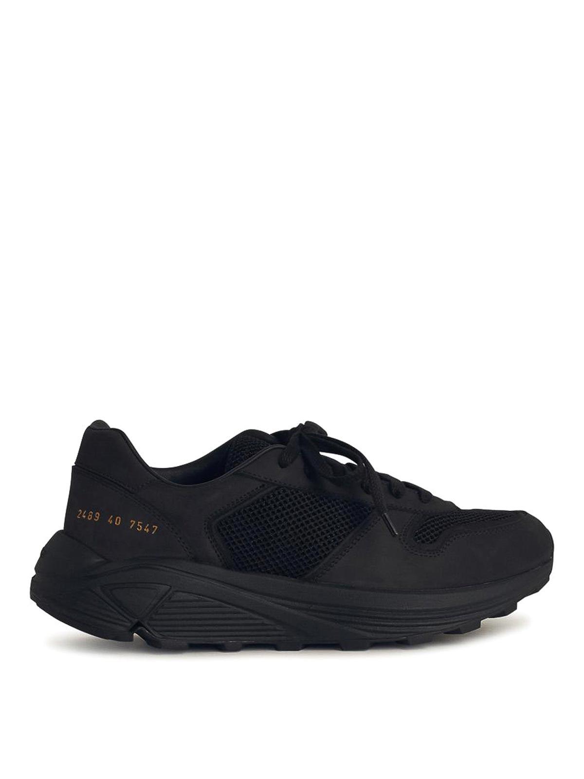 スニーカー COMMON PROJECT Men Sneakers 15287547 Black Common Projects Black Original Achilles Low-Top Sneakers
