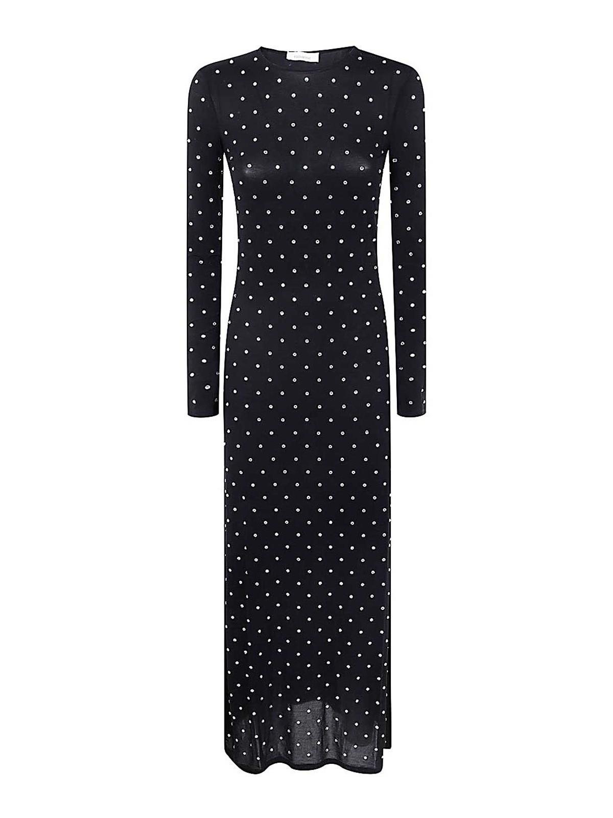 ワンピース Rabanne SOLID SECOND SKIN JERSEY ROBE Rabanne Solid Second Skin Jersey Robe in Black | Lyst