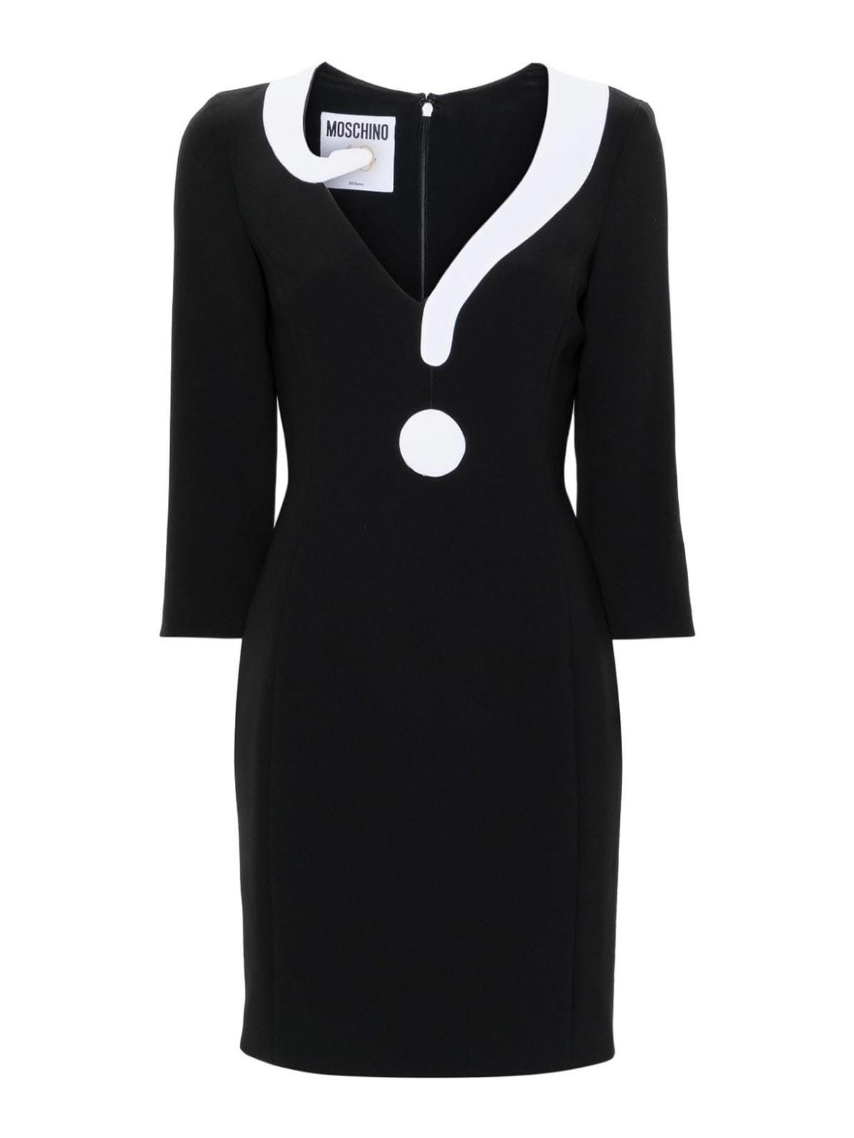 Moschino Short Dress in Black Lyst UK