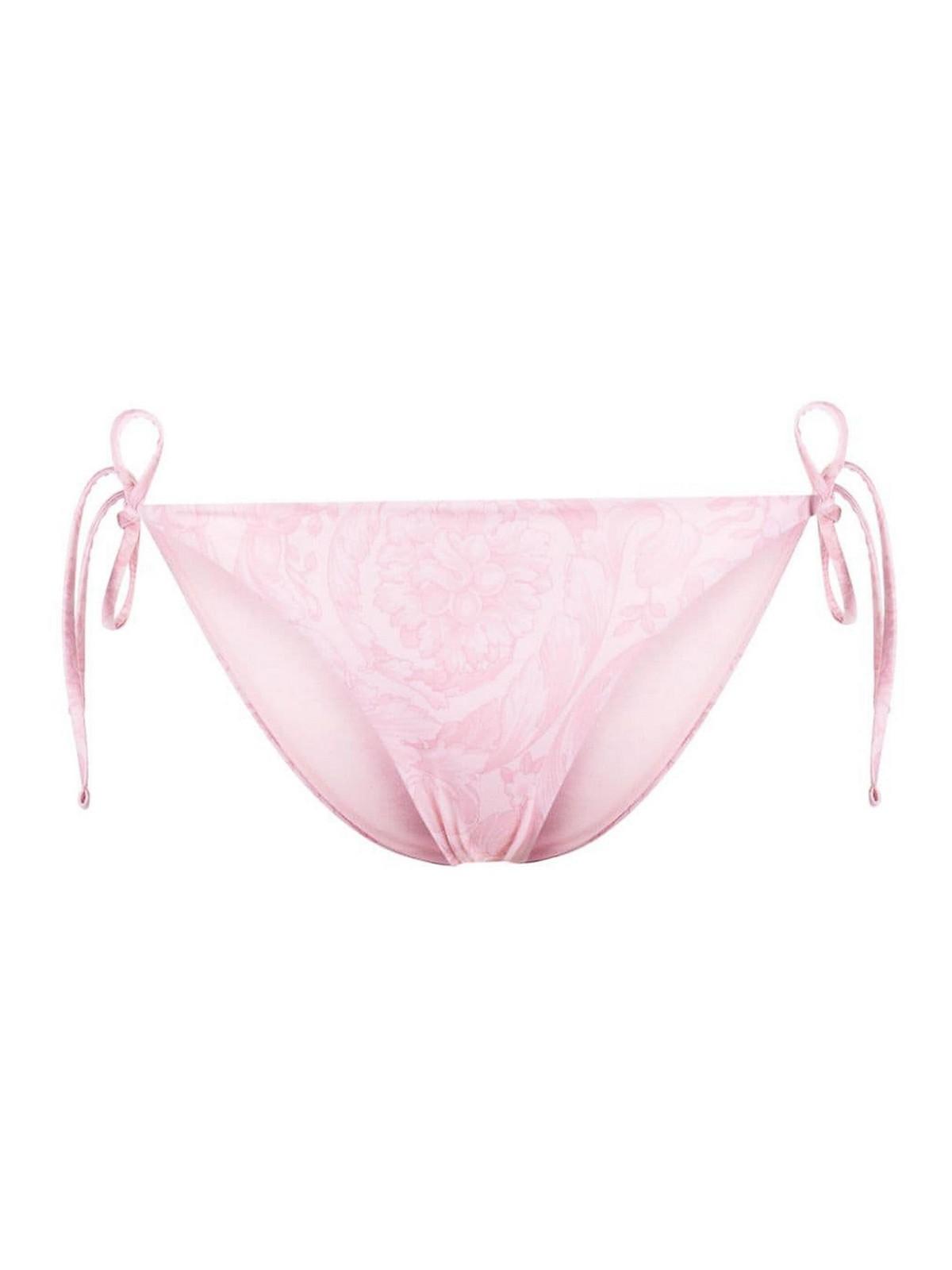 Versace Briefs With Barocco Print in Pink