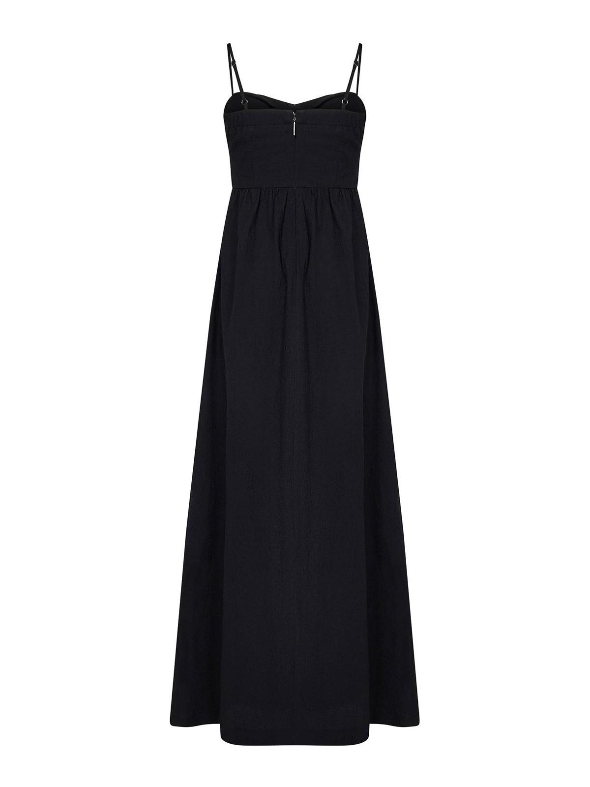 ワンピース MSGM WOOL DRESS MSGM Italy Sweater Dress Wool Knit Fit Flare Black Green