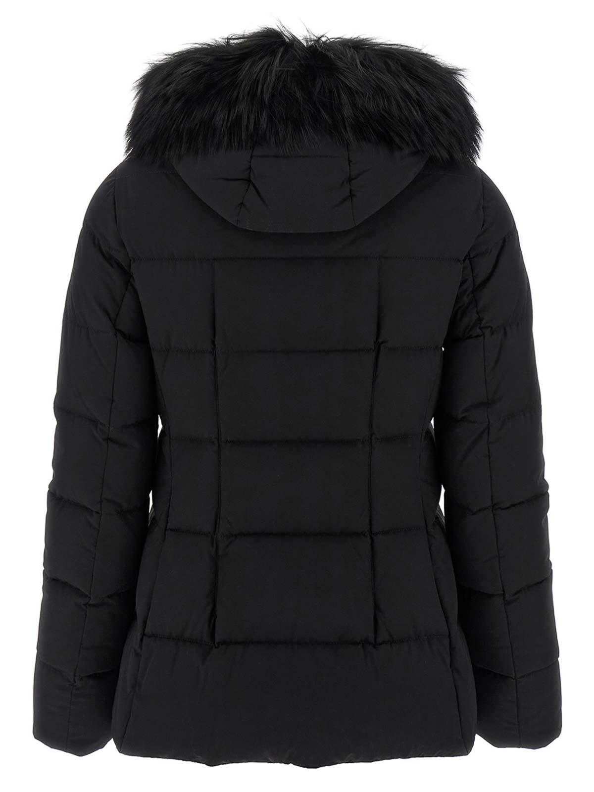 ジャケット MOORER Woman Jacket Blue MODGI100047KN U0402 Moorer Outlet: Coat woman - Blue | Moorer jacket