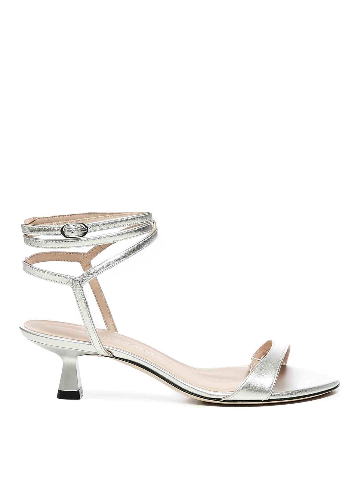 サンダル・ミュール STUART WEITZMAN 'Plume' sandals Green SD582 Stuart Weitzman Plume sandals - Green - Women | SD582ESMERALDA