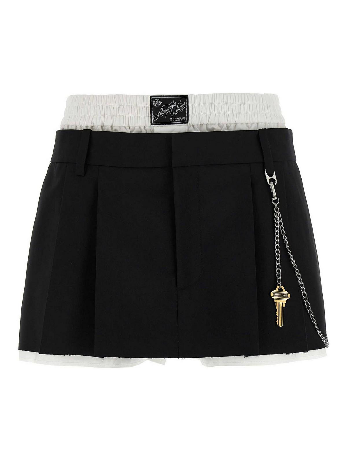 ミニスカート Alexander Wang Wool Blend Miniskirt ALEXANDER WANG - Wool Blend Miniskirt | Leam Roma - Luxury