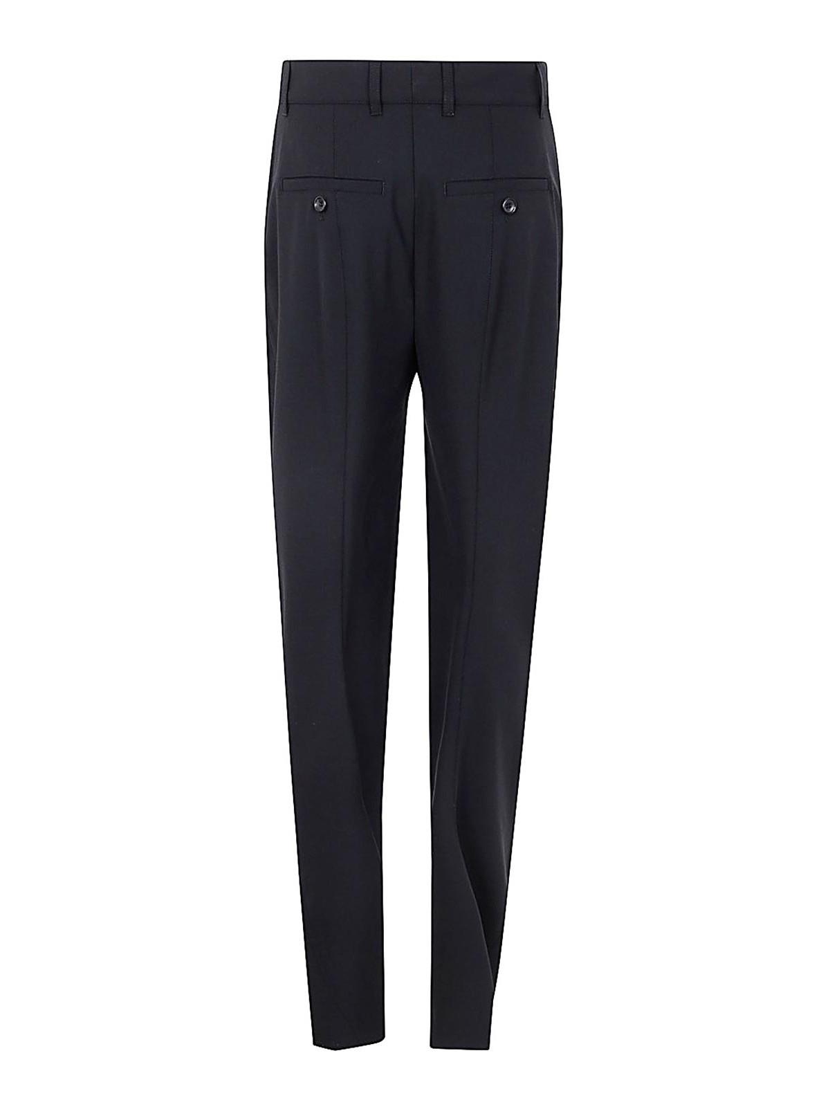 パンツ Y PROJECT Women Straight Pants 107PA002EVERGREENBLACK Black Y. Project Straight-leg pants for Women | Online Sale up to