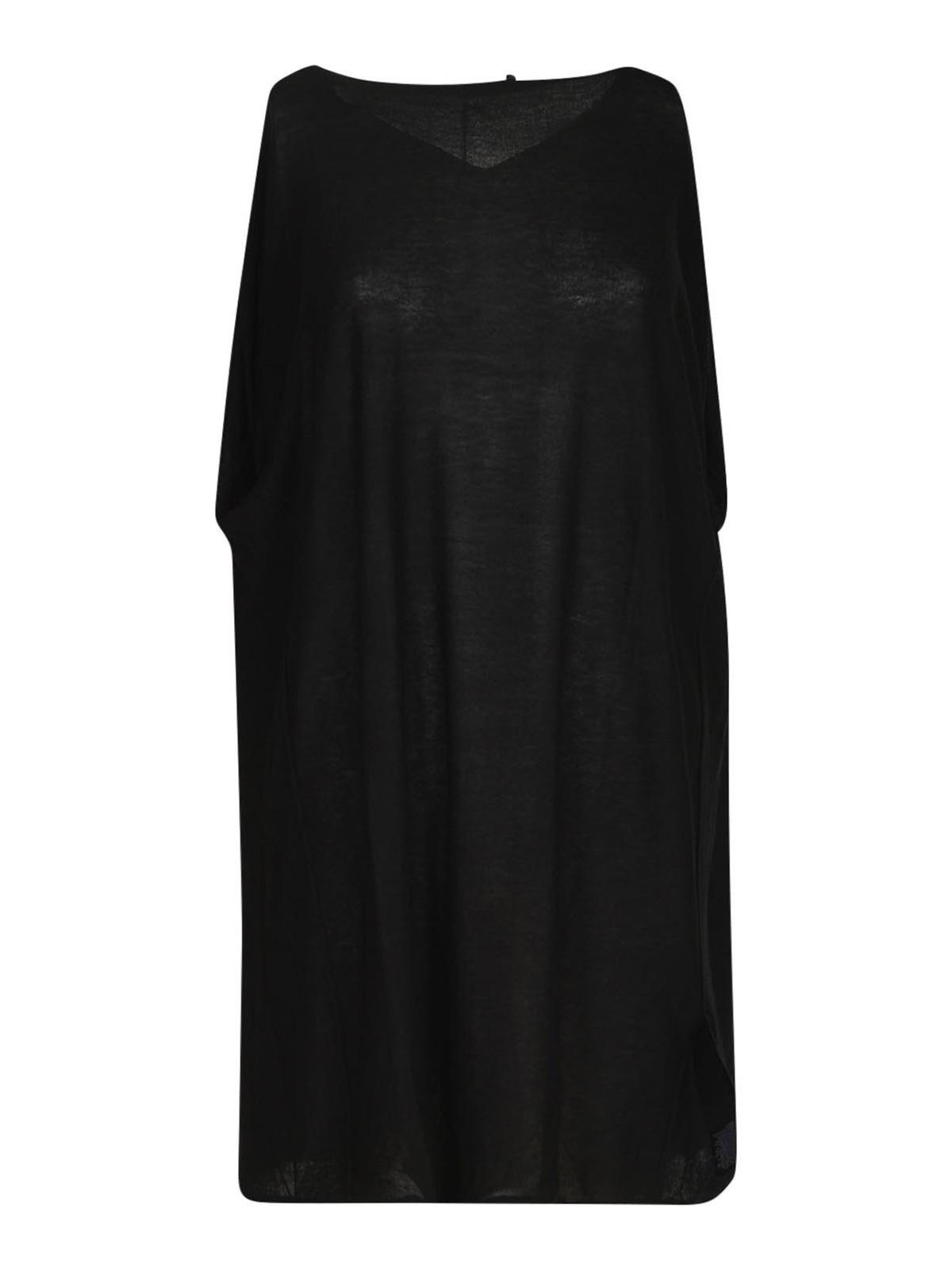 Cape- Boléro élégant En Laine Bouillie Ann Demeulemeester - Taille 38 - Noir - Style Tricoté Intemporel