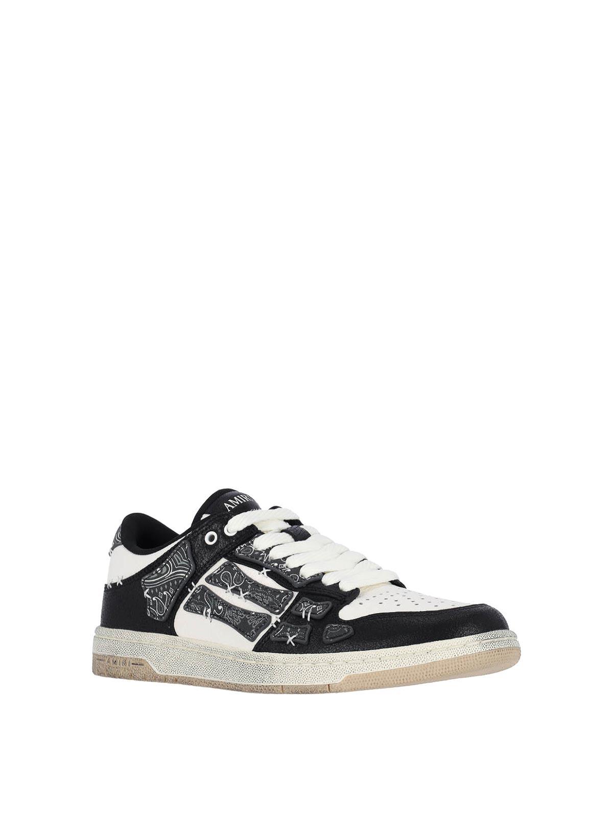 スニーカー AMIRI Men Sneakers AMFOSR1140 BLACK Black Men's Amiri Designer Shoes | Saks Fifth Avenue