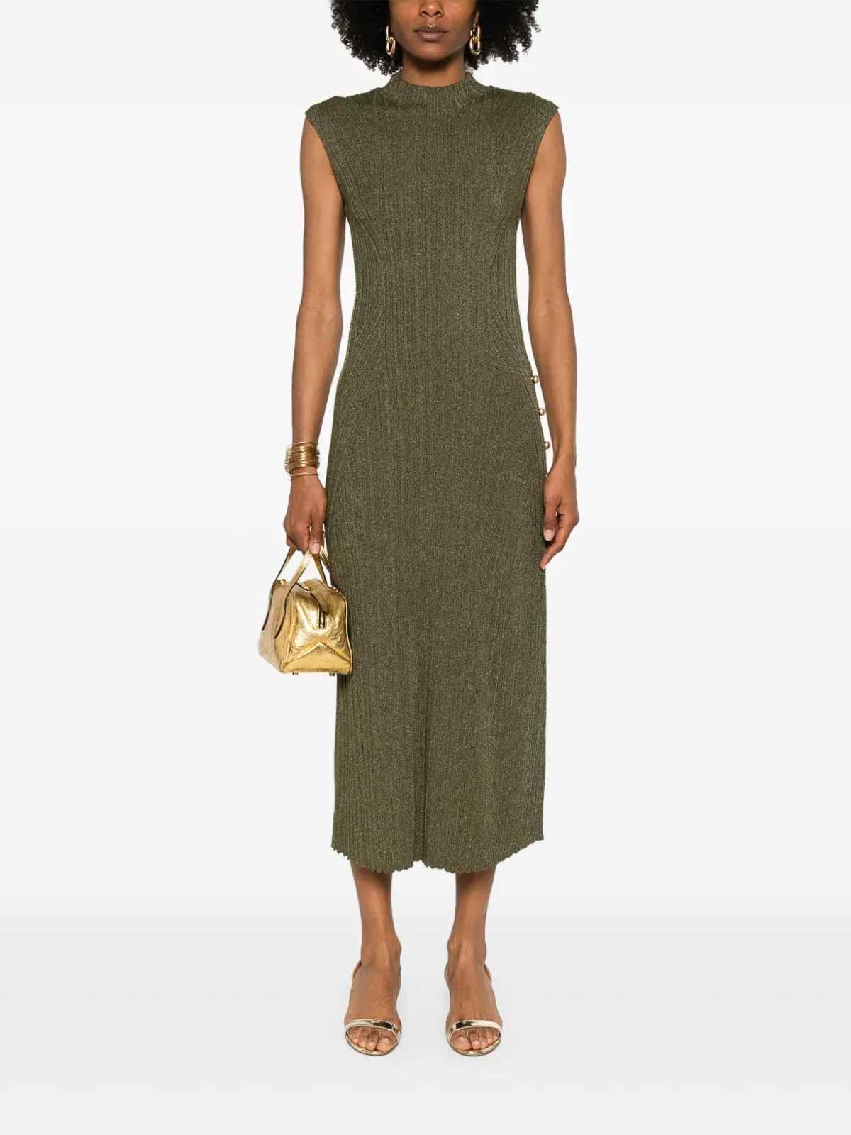 【Aje.】Leandra Knit Midi Dress Aje. Leandra Knit Midi Dress in Green | Lyst