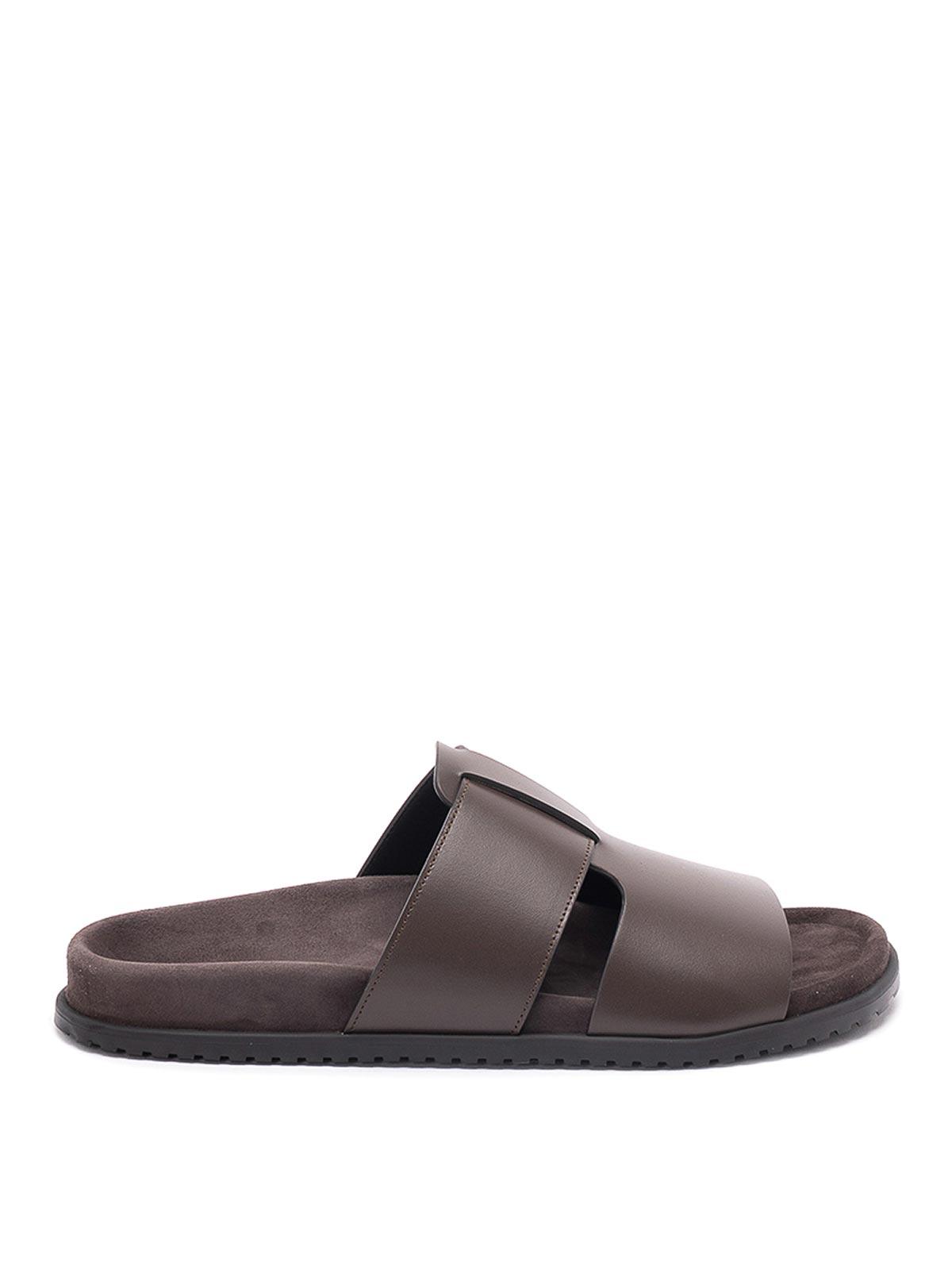 Dolce & Gabbana Leather sandals for Men | Online Sale up to  display picture 3