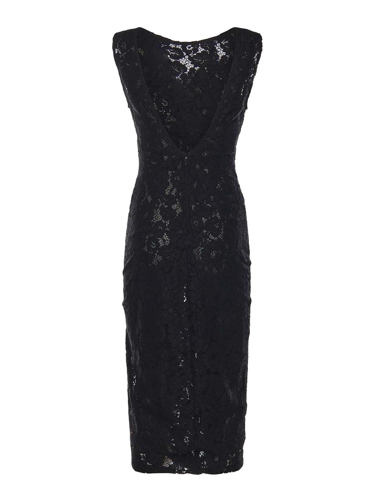 open lace back dress Pinko Damen Long Crochet Lace Dress 104731 A2FF Z99  Khloefemme