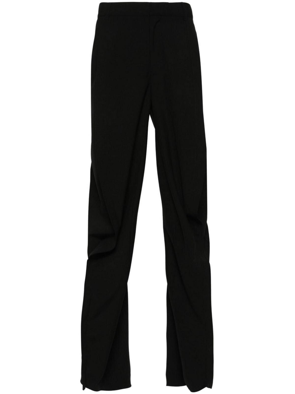 パンツ Y PROJECT Women Straight Pants 107PA002EVERGREENBLACK Black Y. Project Straight-leg pants for Women | Online Sale up to