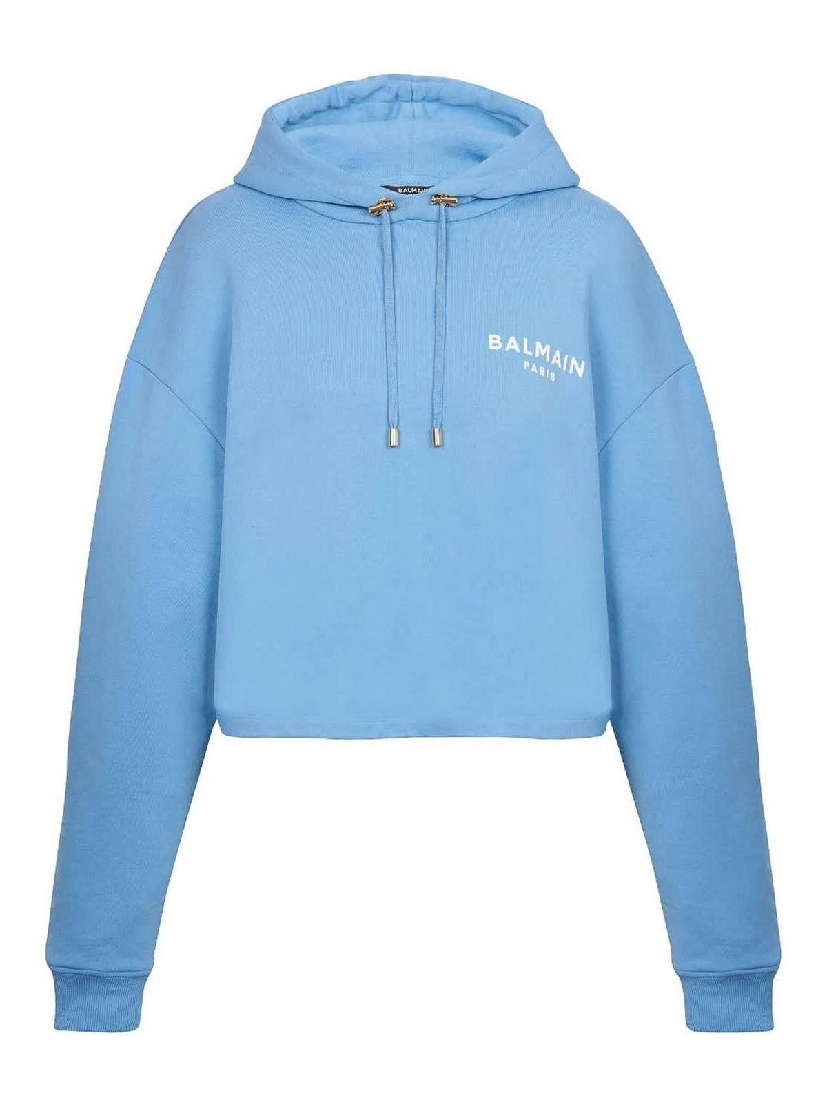 Balmain lightweight hoodie hotsell