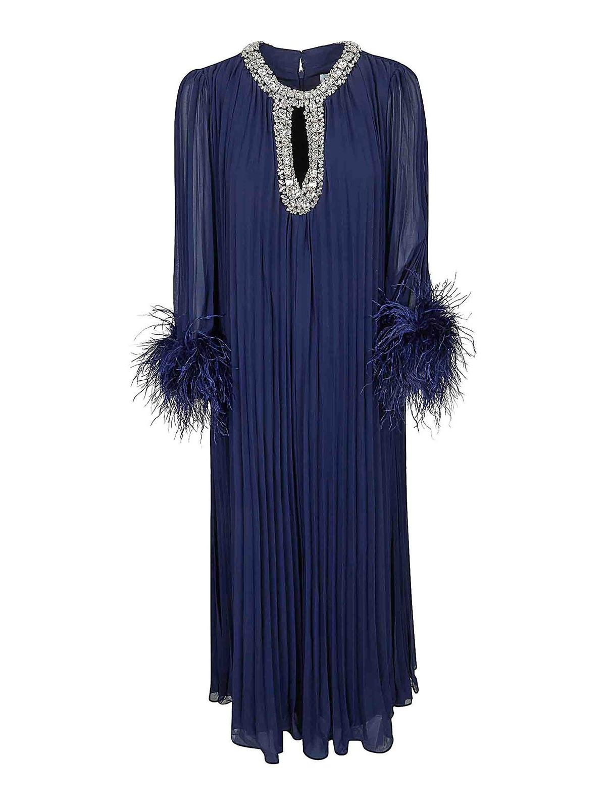 Designer Self Portrait Chiffon Midi Dresses for Women - Up to 45% off