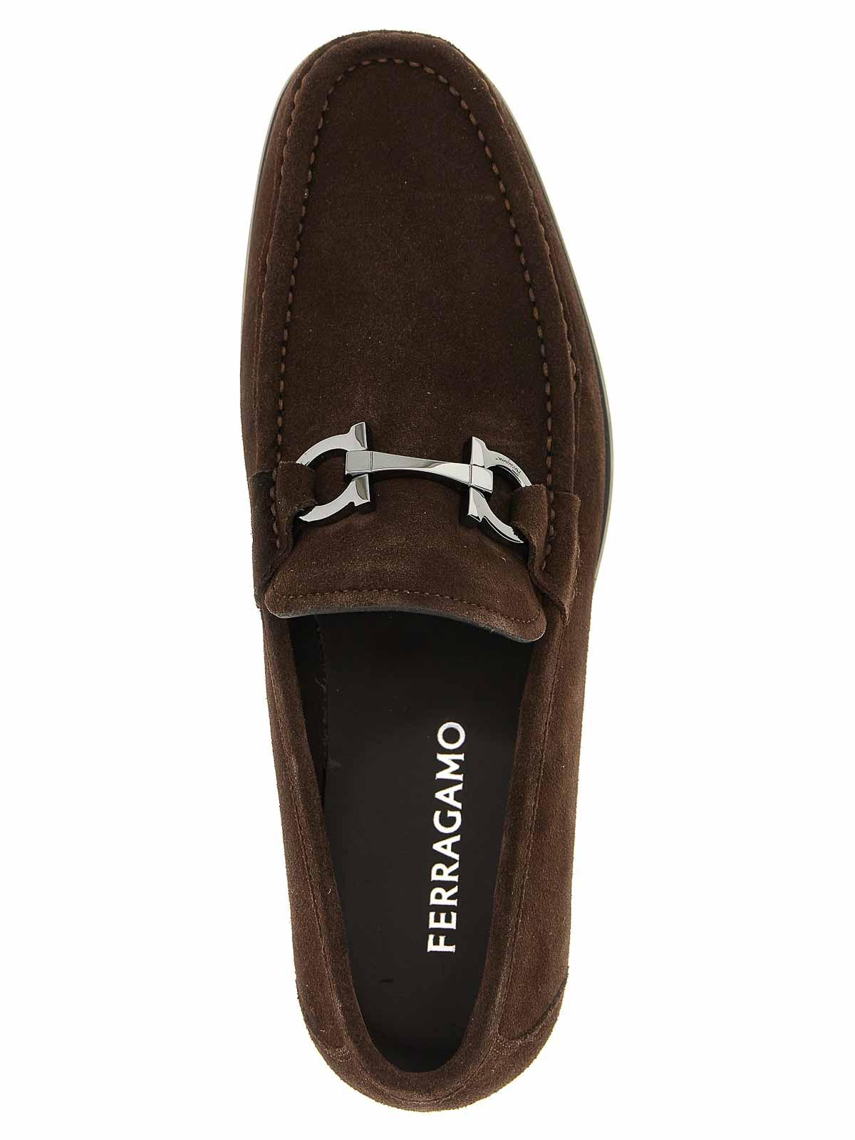 Salvatore Ferragamo Dark Brown Woven Slip-Ons Ferragamo Slip-on shoes for Men | Online Sale up to 59% off  main image 4