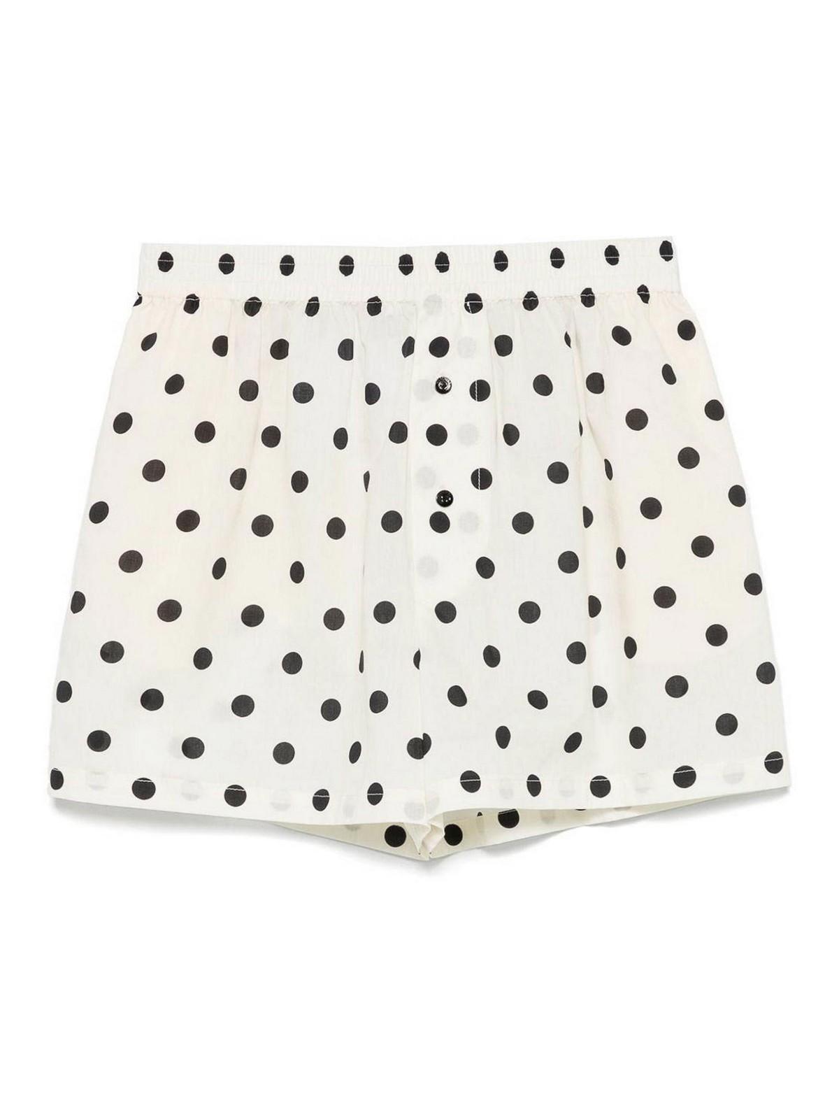 ショートパンツ MOSCHINO Women Shorts  Burmudas A03240452 1002 WHITE ショートパンツ MOSCHINO Women Shorts Burmudas A03240452 1002