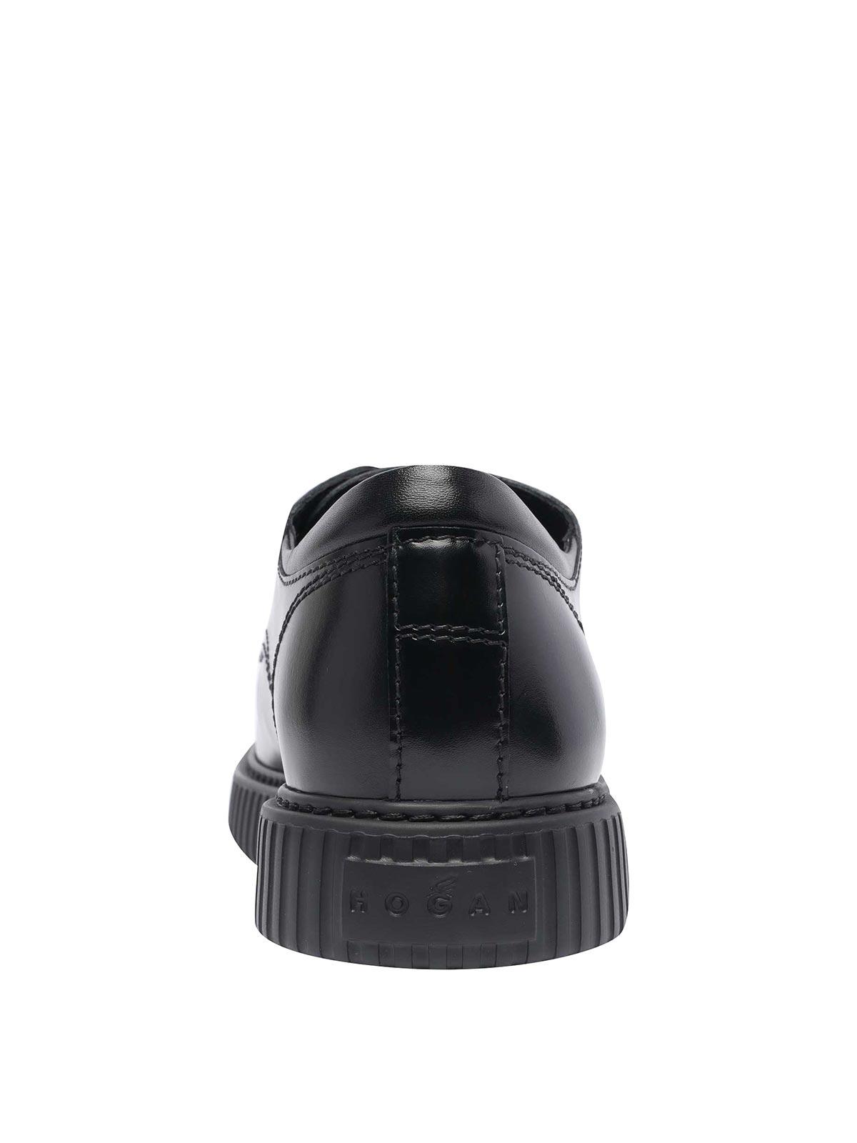 【送料&関税込】Hogan H677 Lace Up Shoes Hogan H677 Lace Up Shoes in Black for Men | Lyst