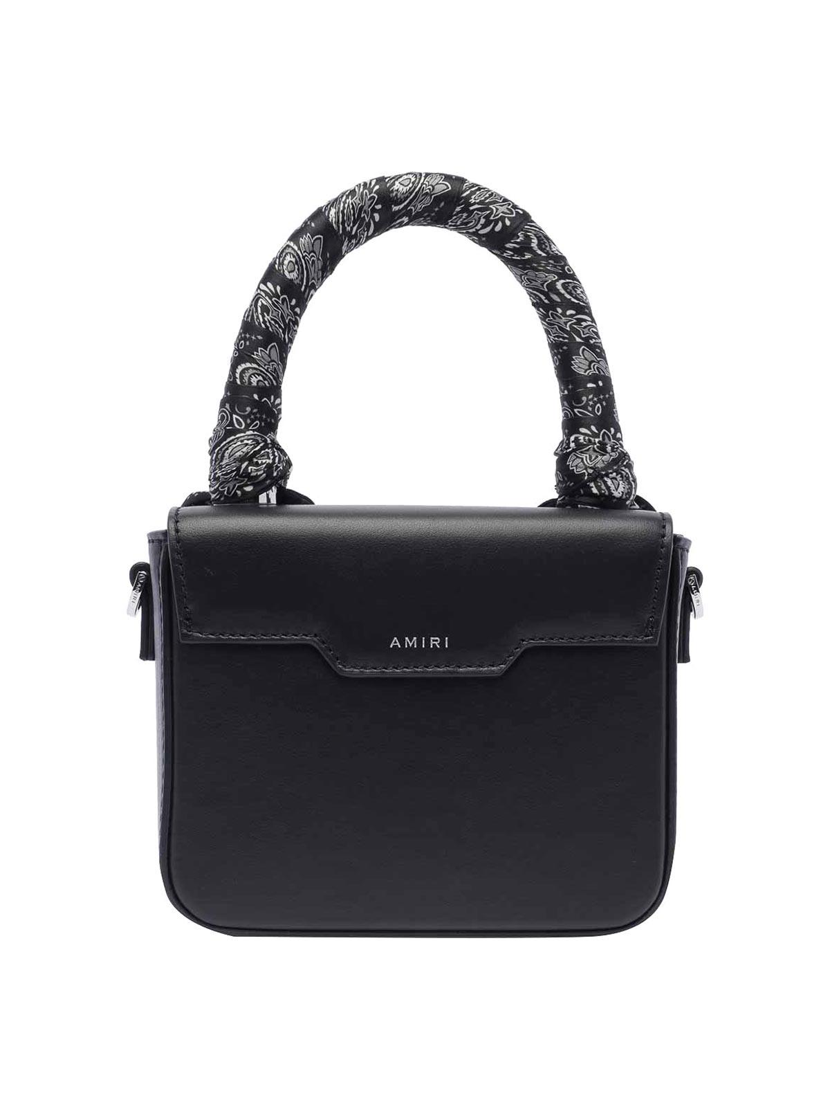 【AMIRI】スターズ マイクロ トライアングル バッグ Amiri】アミリ バンダナ レザー トライアングル バッグ (AMIRI