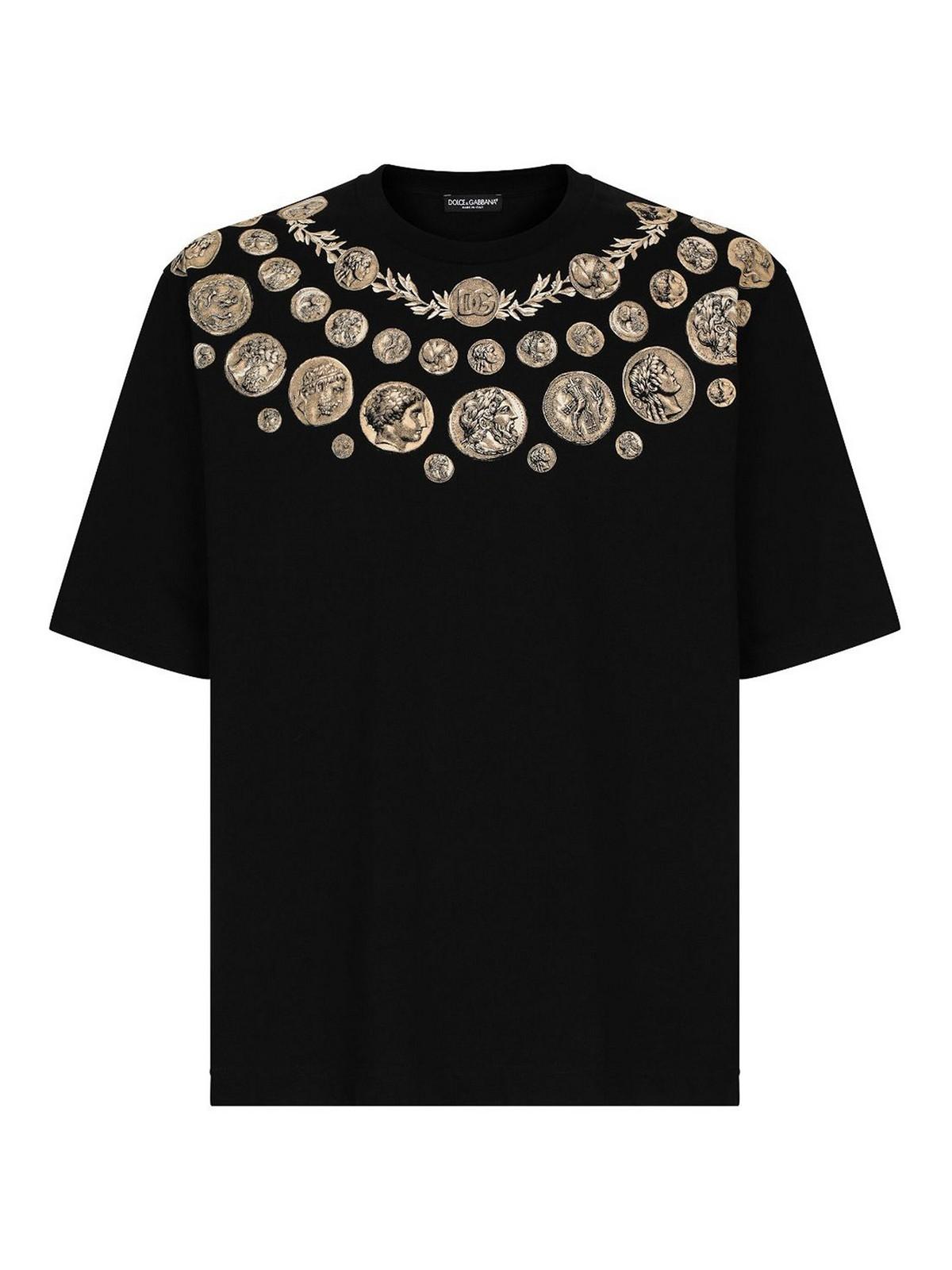 Dolce Gabbana T Shirts And Polos in Black for Men Lyst UK