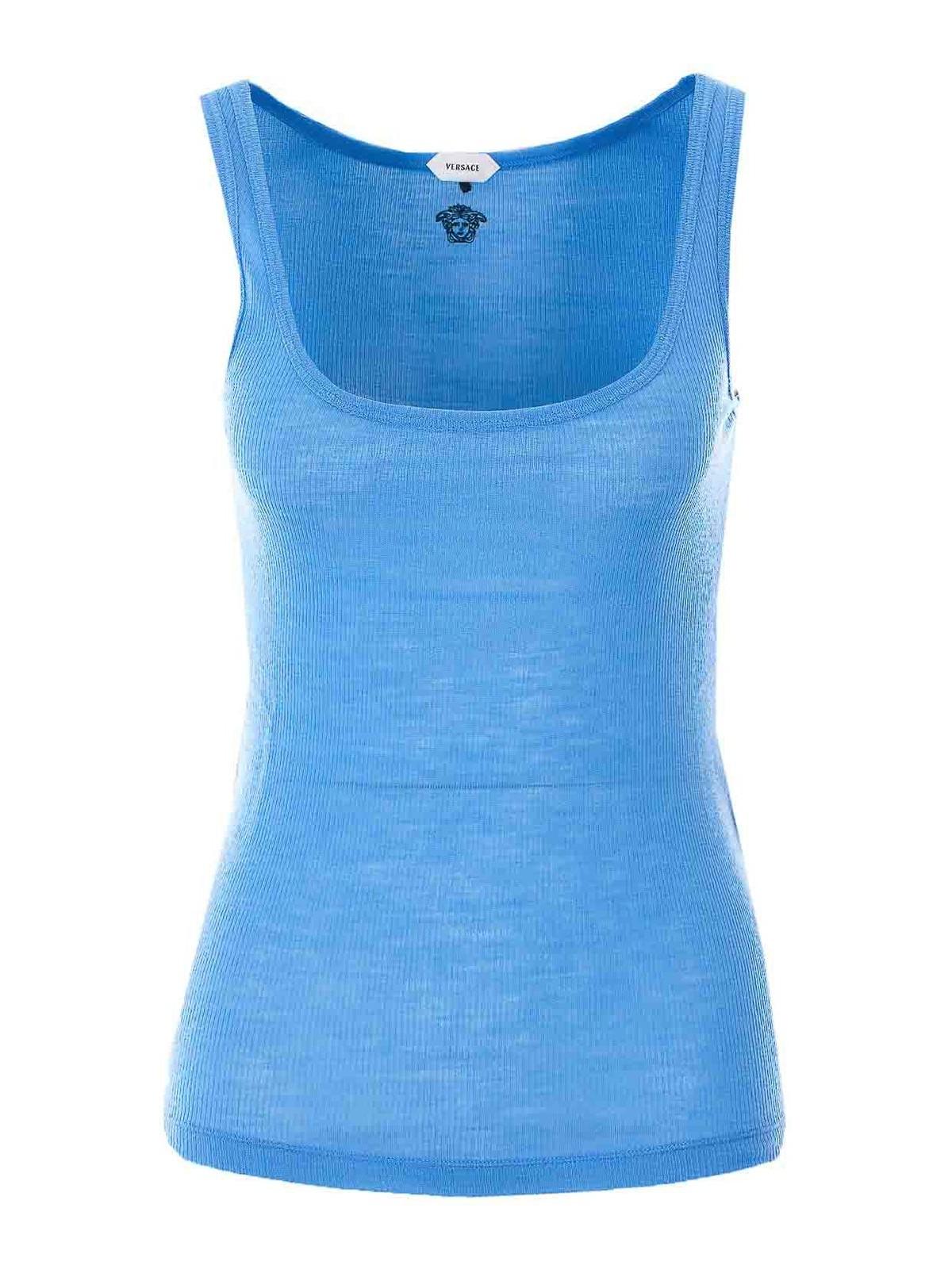 Versace Sleeveless and tank tops for Women | Online Sale up to 51