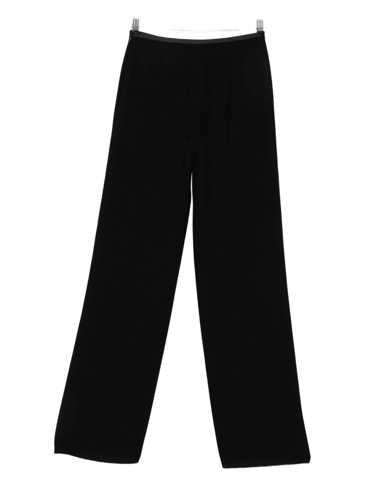 【EMPORIO ARMANI】00s wide straight slacks Armani Collezioni gray wide straight leg trousers pants