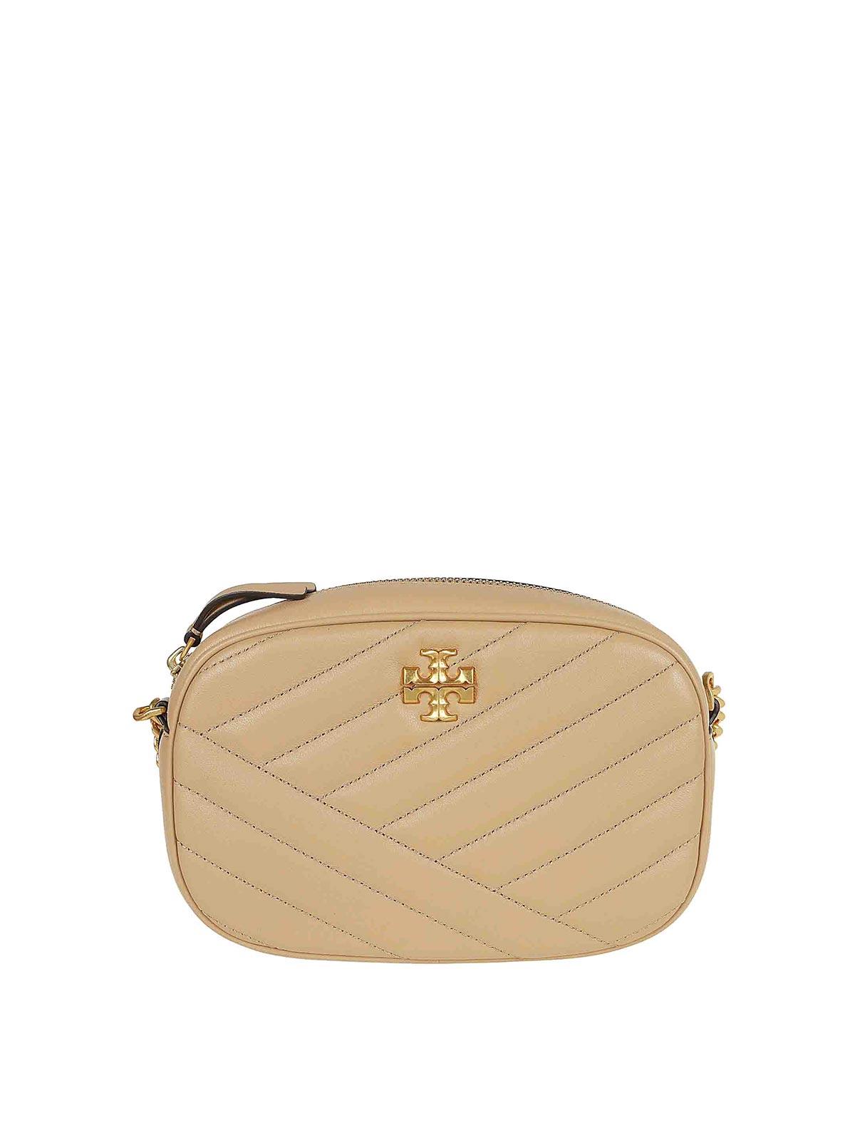 Tory Burch Kira Chevron Camera Bag I in Natural Lyst UK