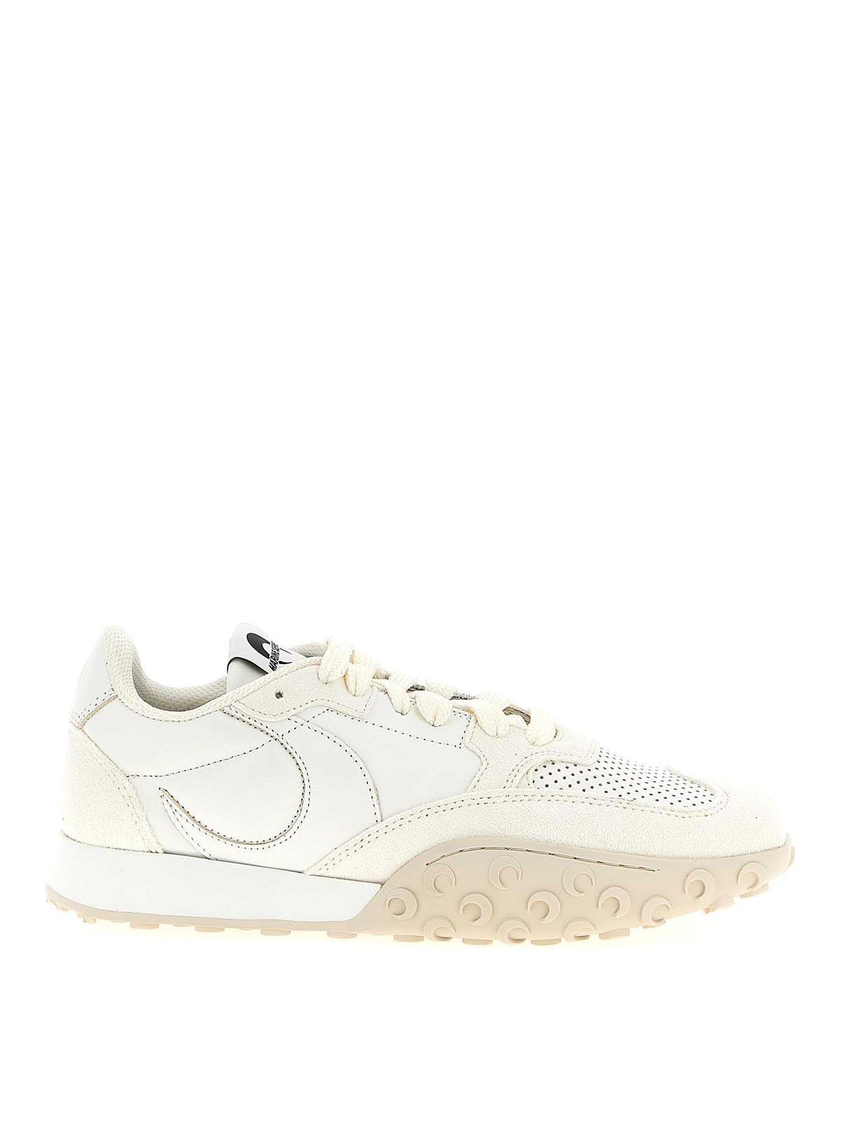 スニーカー MARINE SERRE Woman Sneakers White WFW006ACLEA0009 WH10 Marine Serre Ms Rise Sneakers | White | FARFETCH