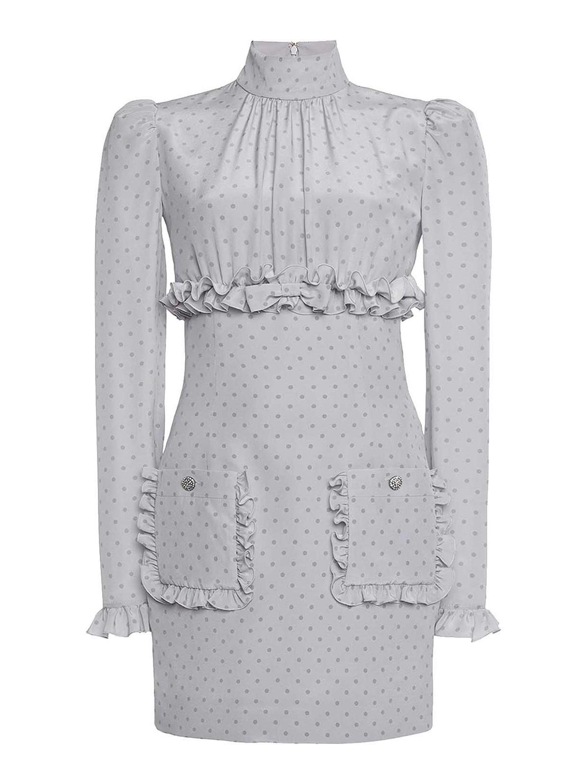 grey dress with white polka dots Designer Gray Dot Dresses for Women - Up to 66% off BODADIA23