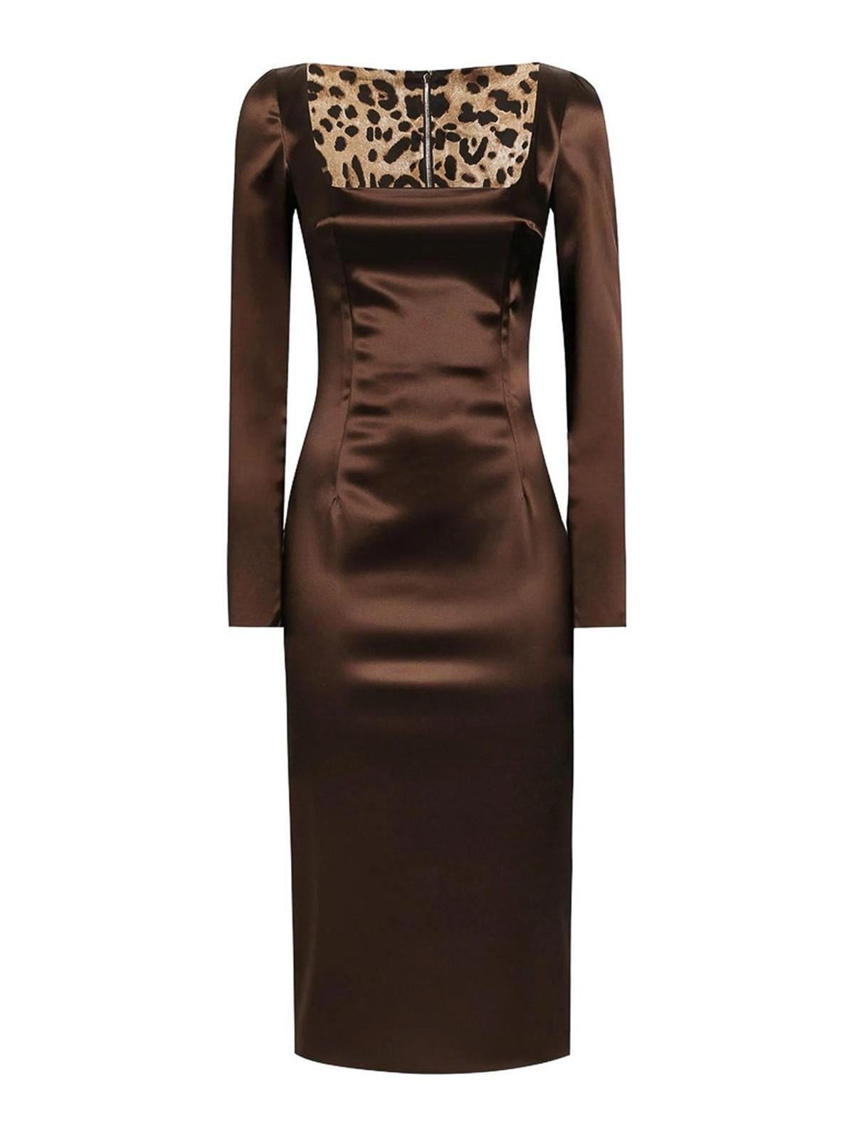 Dolce & Gabbana Animal Print Dresses for Women | Lyst