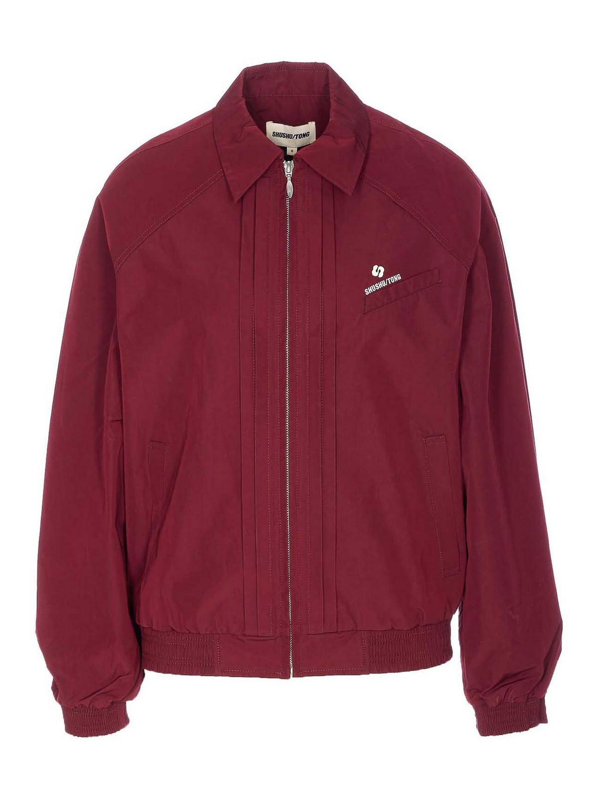 SHUSHUTONGジャケット SHUSHUTONGジャケット 包」コーチジャケット 黒色（END氏