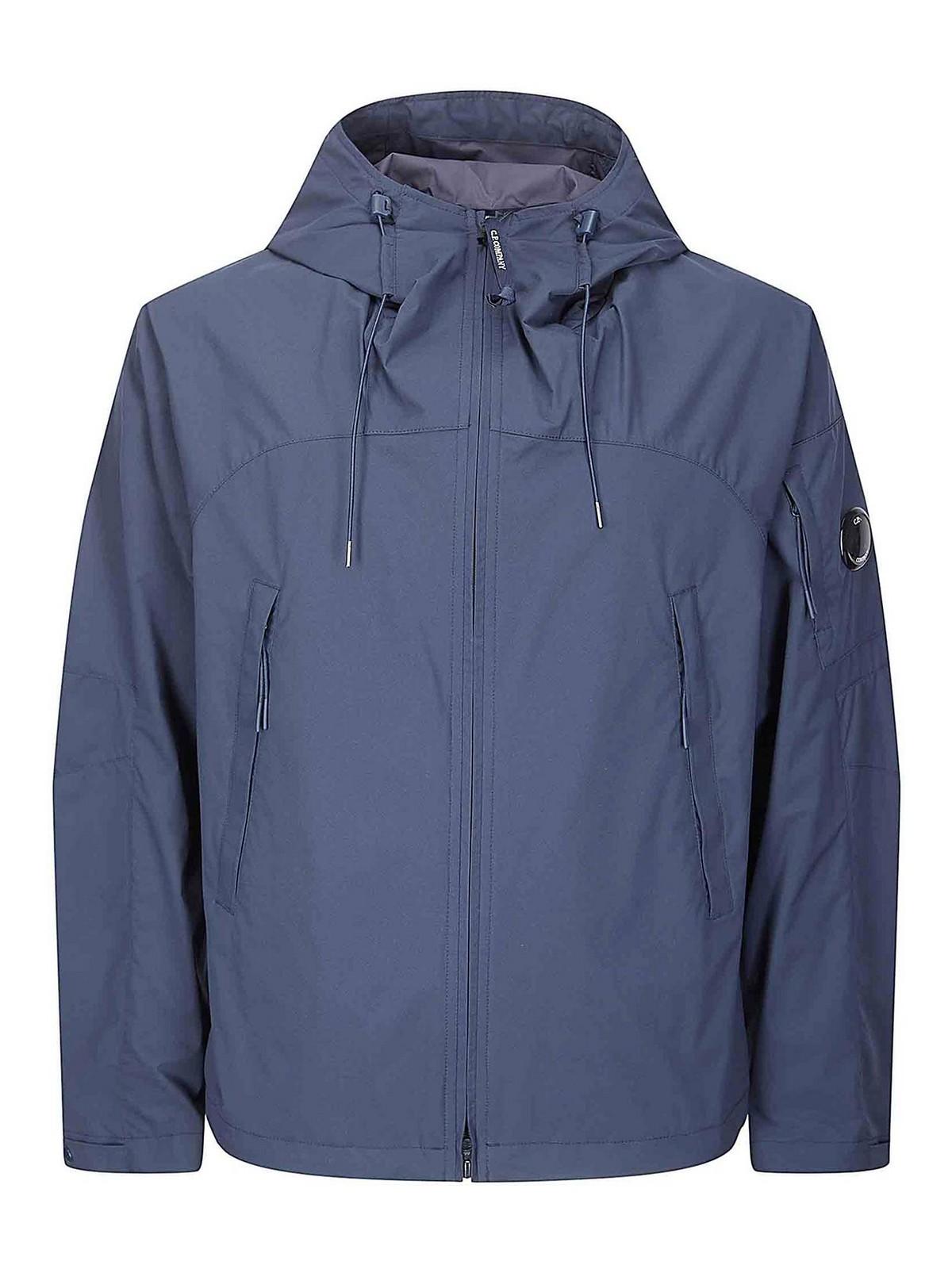 C.P. Company Pro-Tek Hooded Lens Jacket in Blue for Men | Lyst UK