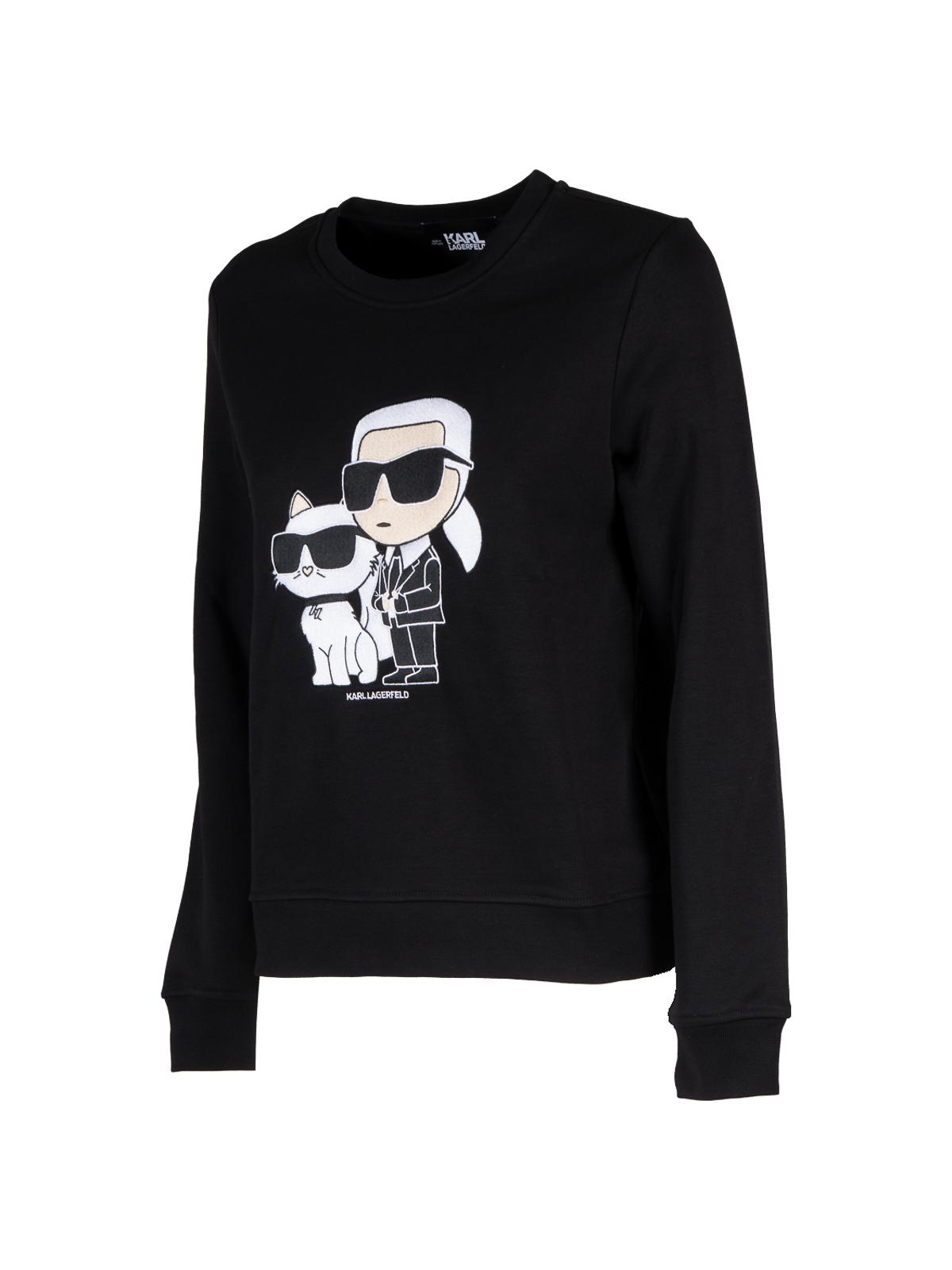 Karl Lagerfeld Ikonik 2.0 Couple Sweatshirt in Black Lyst