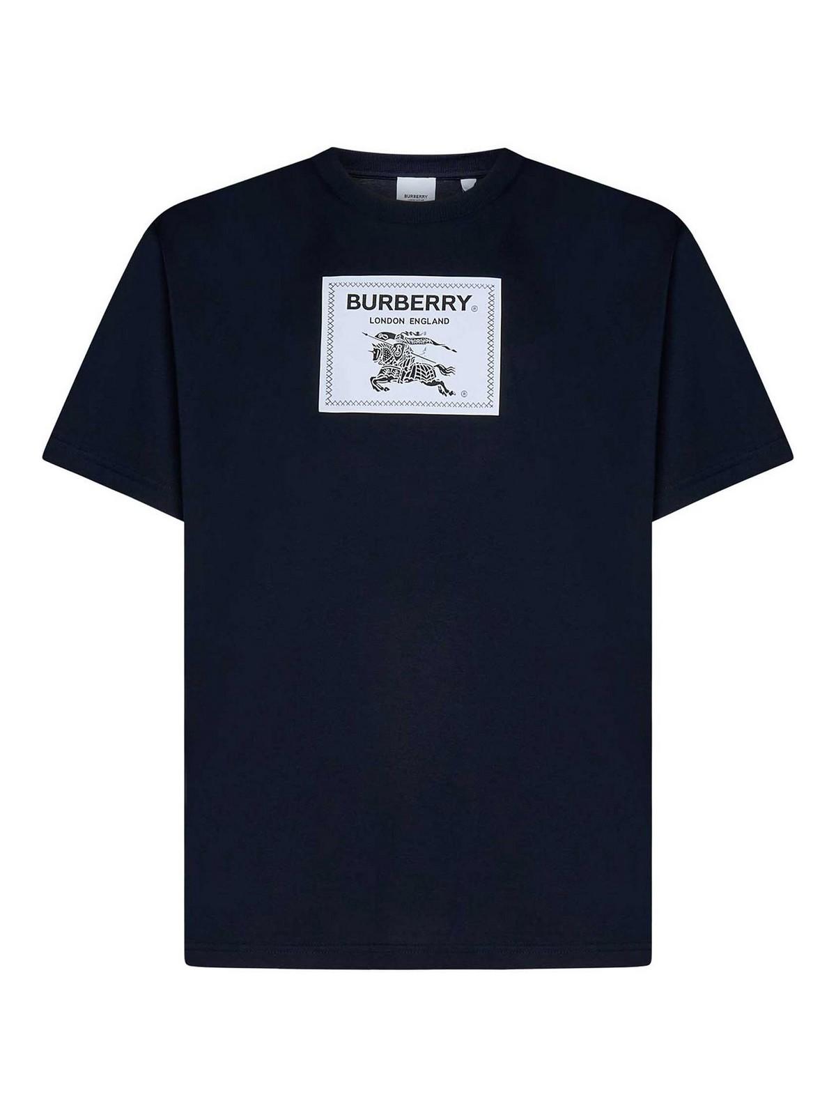 Burberry T-shirt in Blue for Men | Lyst
