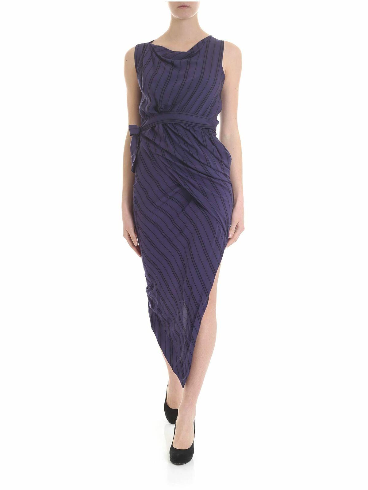 Vivienne Westwood Anglomania Vian Dress With And Black Stripes in
