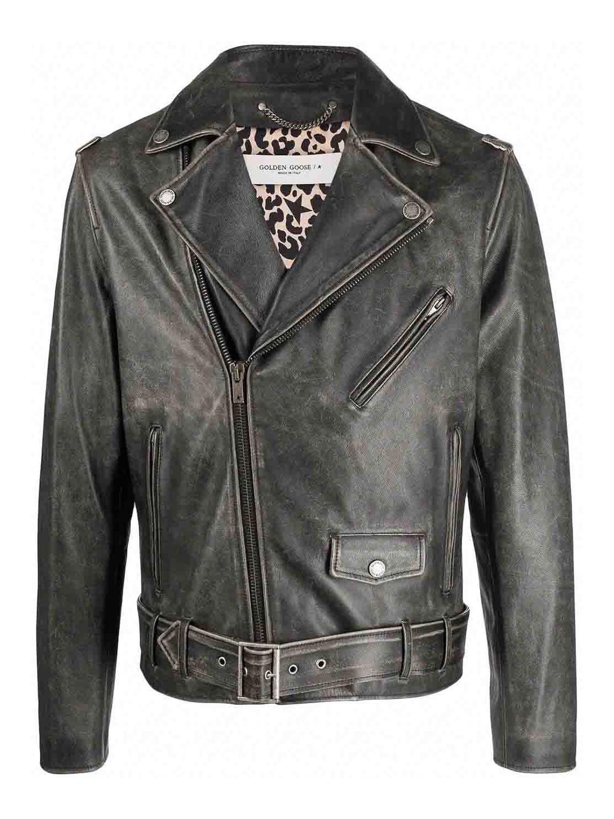 Golden Goose Leather jackets for Men | Online Sale up to 56% off 