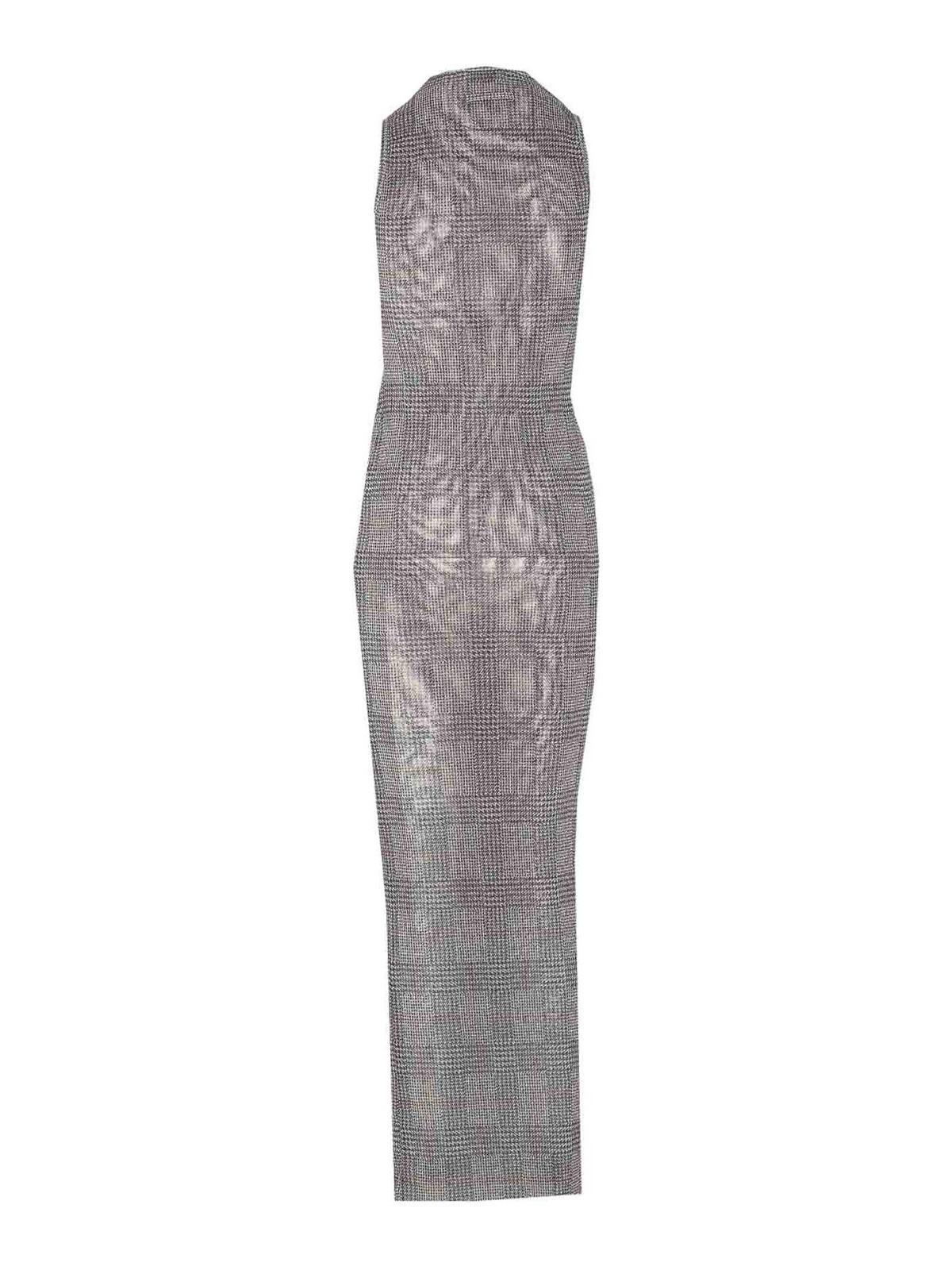 slim fit dress slacks Jean Paul Gaultier Mesh Long Dress with Petit Grand Rib main image 0