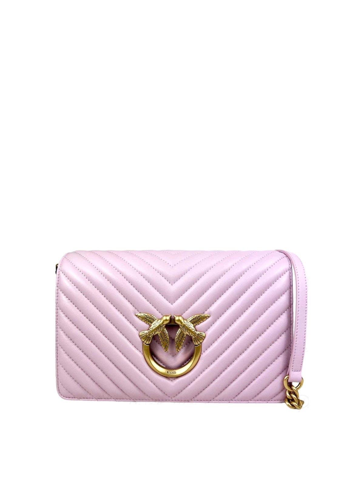 Pinko Love Click Classic Bag in Pink Lyst UK